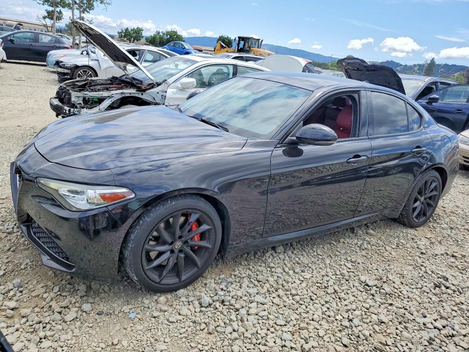 2017 Alfa romeo Giulia VIN ZARFAECN3H7551513 COPART salvage auction — REAR END, Ca - Salvage Certificate, sold $4,050 on 2026-07-23 (photo 1)