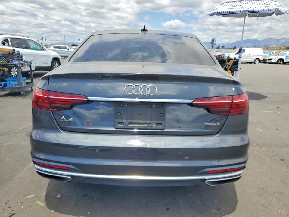 2021 Audi A4 VIN WAUABAF40MA055835 COPART salvage auction — FRONT END, Ca - Salvage Certificate, sold $8,800 on 2026-07-22 (photo 6)