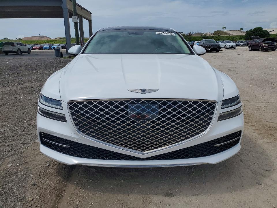 2021 Genesis G80 VIN KMTGC4SD1MU048345 COPART salvage auction — MINOR DENT/SCRATCHES, Sc - Certificate Of Title (P), sold $13,400 on 2026-07-07 (photo 5)