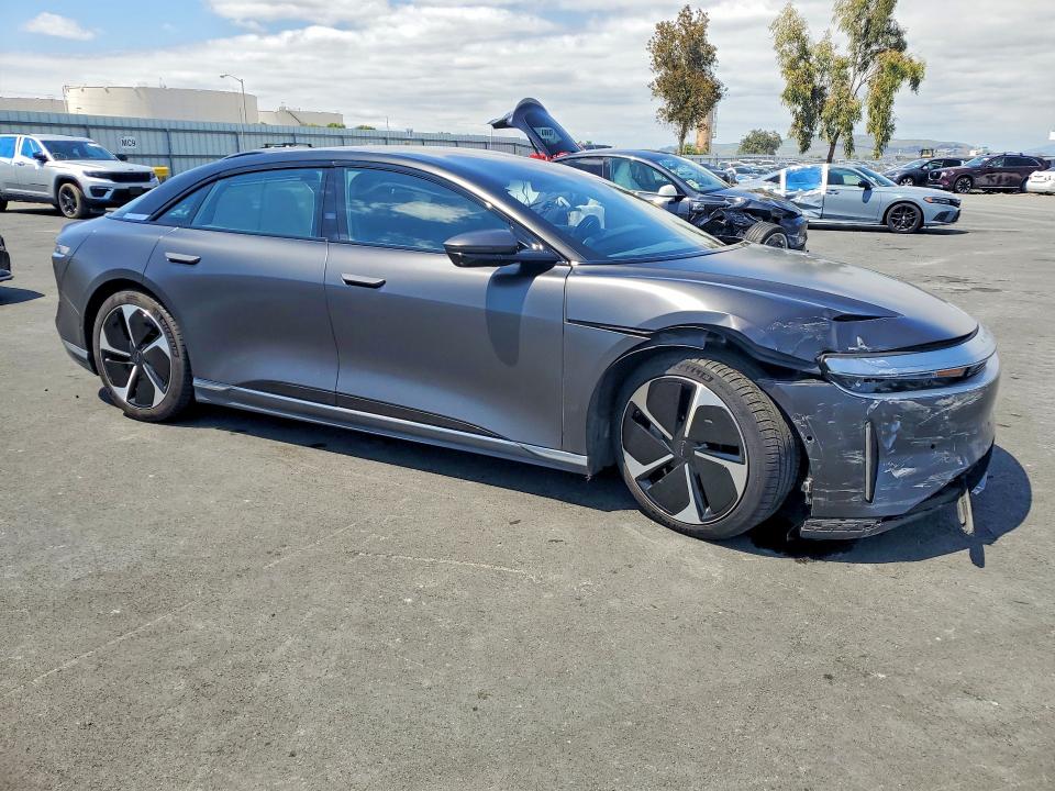 2023 Lucid Air VIN 50EA1TEA3PA002944 COPART salvage auction — FRONT END, CA - SALVAGE CERTIFICATE, sold $13,800 on 2026-07-13 (photo 4)