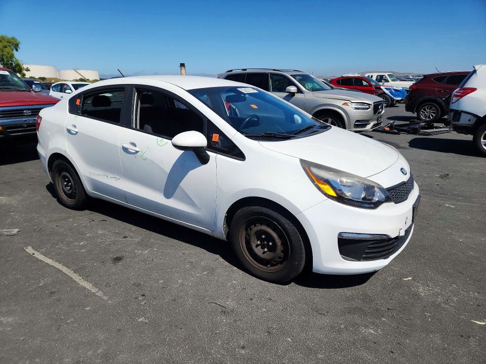 2017 Kia Rio VIN KNADM4A33H6112268 COPART salvage auction — VANDALISM, Salvage Title, sold $250 on 2026-07-22 (photo 4)