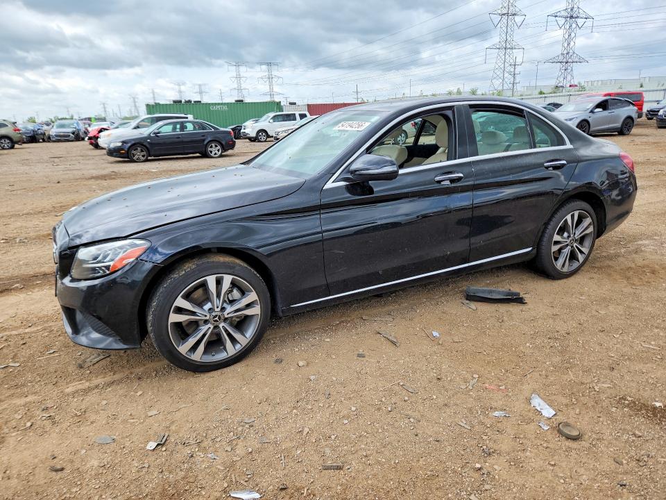 2021 Mercedes-benz C-klasse VIN W1KWF8EB2MR642762 COPART salvage auction — FRONT END, Il - Salvage Certificate, sold $9,200 on 2026-07-14 (photo 1)