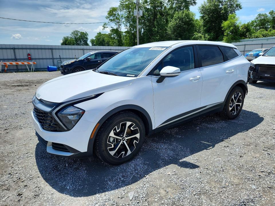 2023 Kia Sportage VIN 5XYK33AFXPG015419 COPART salvage auction — REAR END, Nc - Salvage Certificate Of Title, sold $300 on 2026-07-29 (photo 1)
