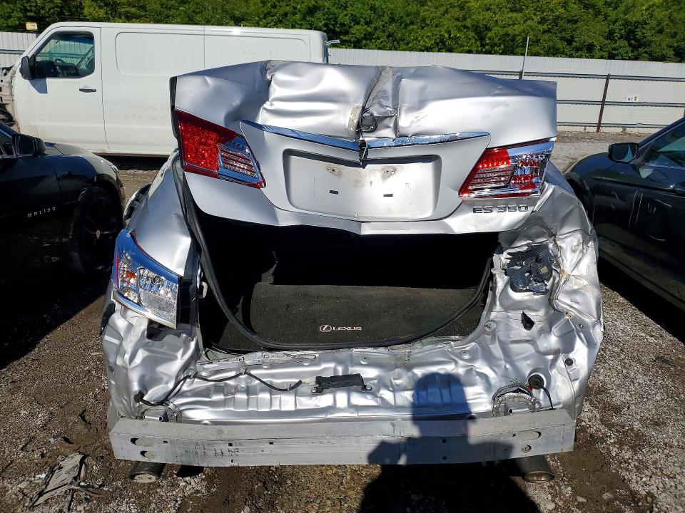 2011 Lexus ES VIN JTHBK1EG4B2465501 COPART salvage auction — REAR END, In - Cert Of Title-Salvage Title, sold $725 on 2026-07-24 (photo 6)