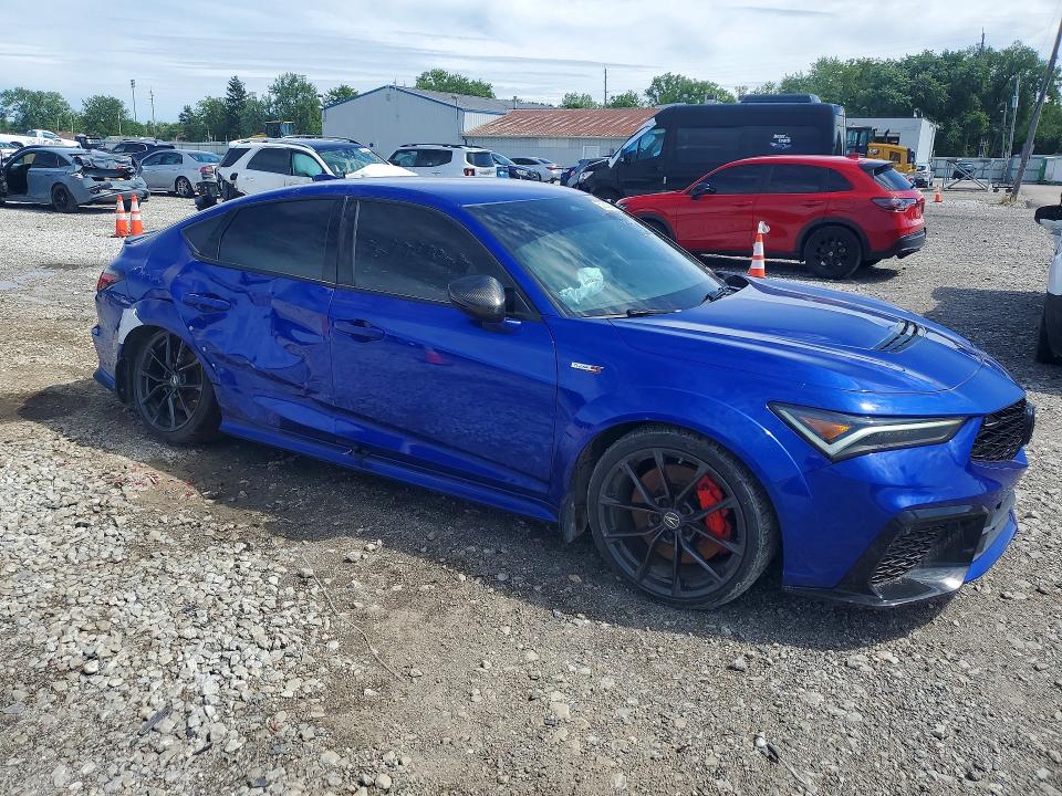 2025 Acura Integra VIN 19UDE5G94SA002854 COPART salvage auction — SIDE, OH - CERT OF TITLE-SALVAGE, sold $20,800 on 2026-07-24 (photo 4)