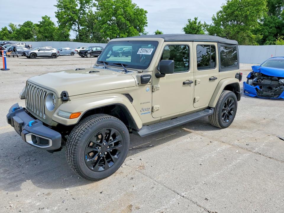 2022 Jeep Wrangler unlimited VIN 1C4JJXP61NW277006 COPART salvage auction — NORMAL WEAR, MO - CERTIFICATE OF TITLE, sold $21,000 on 2026-07-16 (photo 1)