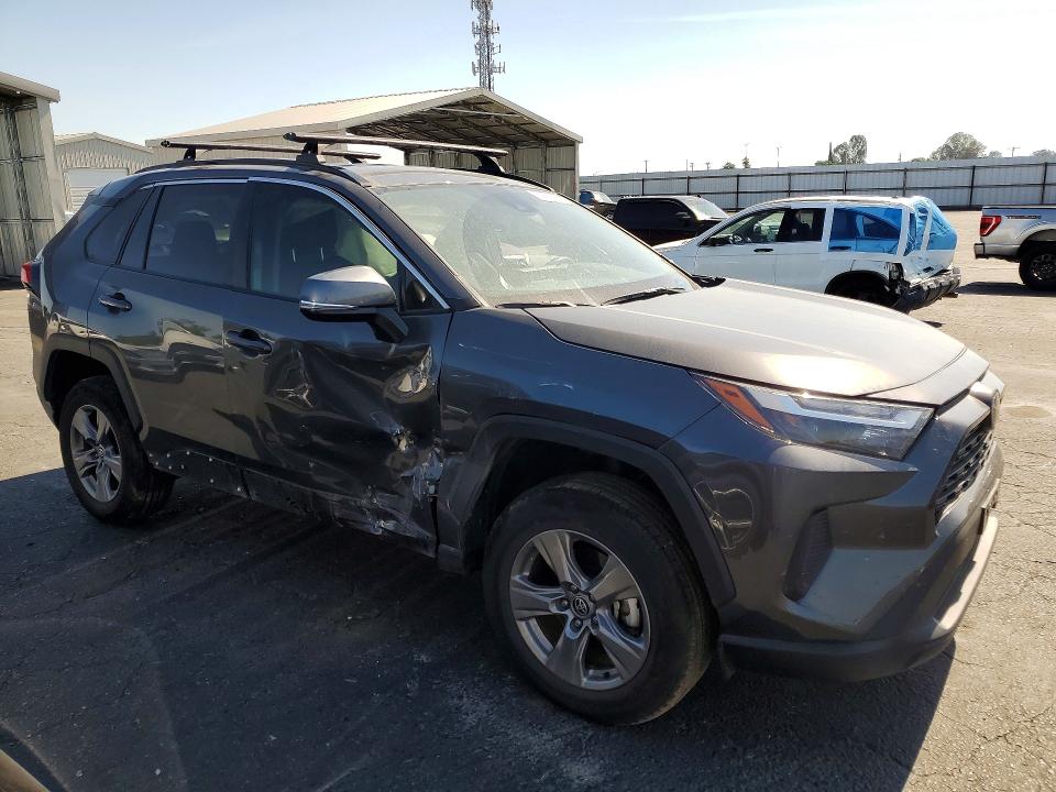 2025 Toyota Rav 4 VIN 2T3W1RFVXSW383703 COPART salvage auction — SIDE, TX - SALVAGE VEHICLE TITLE, sold $8,100 on 2026-07-30 (photo 4)