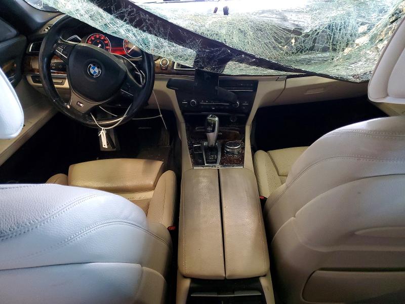 2015 BMW 7 series VIN WBAYE4C56FD947285 COPART salvage auction — FRONT END, CA - SALVAGE CERTIFICATE, sold $1,200 on 2026-07-20 (photo 8)