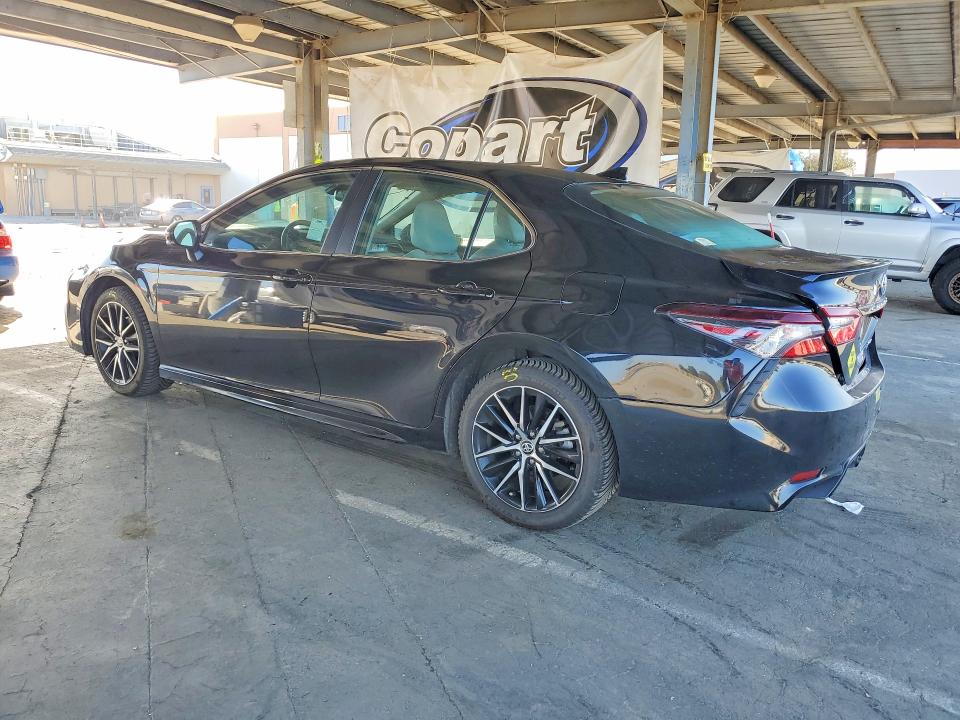 2021 Toyota Camry VIN 4T1T11AK0MU487159 COPART salvage auction — REAR END, Ca - Salvage Certificate, sold $10,000 on 2026-07-02 (photo 2)