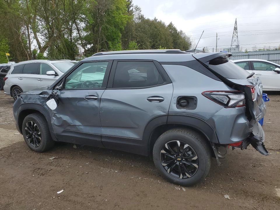 2022 Chevrolet Trailblazer VIN KL79MRSL5NB046956 COPART salvage auction — ROLLOVER, On - Permit Salvage, sold $1,500 on 2026-07-07 (photo 2)