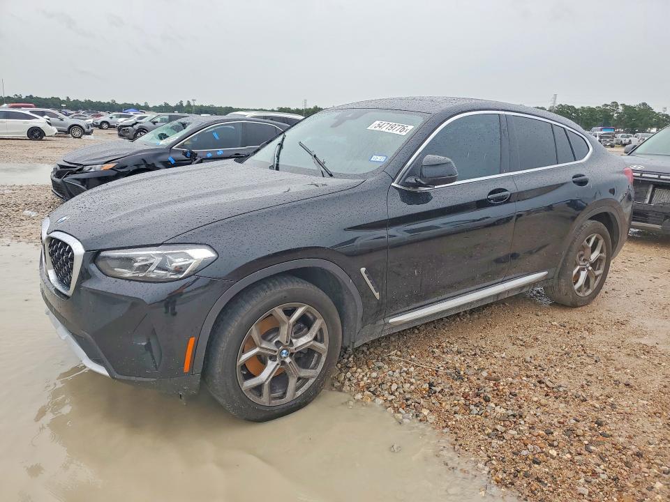 2025 BMW X4 VIN 5UX33DT09S9X83419 COPART salvage auction — FRONT END, Tx - Salvage Vehicle Title, sold $24,200 on 2026-07-31 (photo 1)