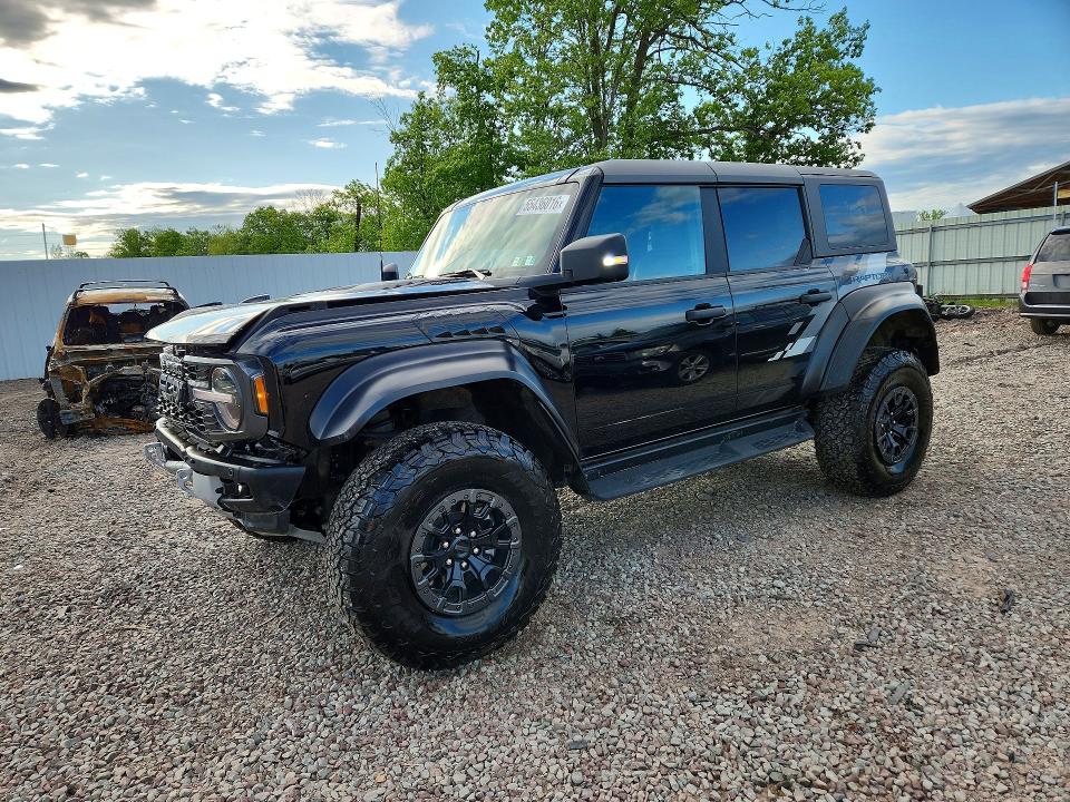 2023 Ford Bronco VIN 1FMEE5JR3PLB78054 COPART salvage auction — Front End, NY - MV-907A SALVAGE CERTIFICATE, sold $44,500 on 2026-06-29 (photo 1)