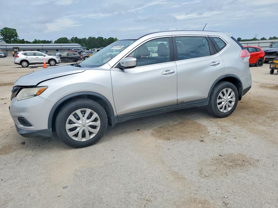 2015 Nissan Rogue VIN KNMAT2MT7FP562876 COPART salvage auction — SIDE, Sc - Cert Of Title-Salvage, sold $1,650 on 2026-07-15 (photo 1)