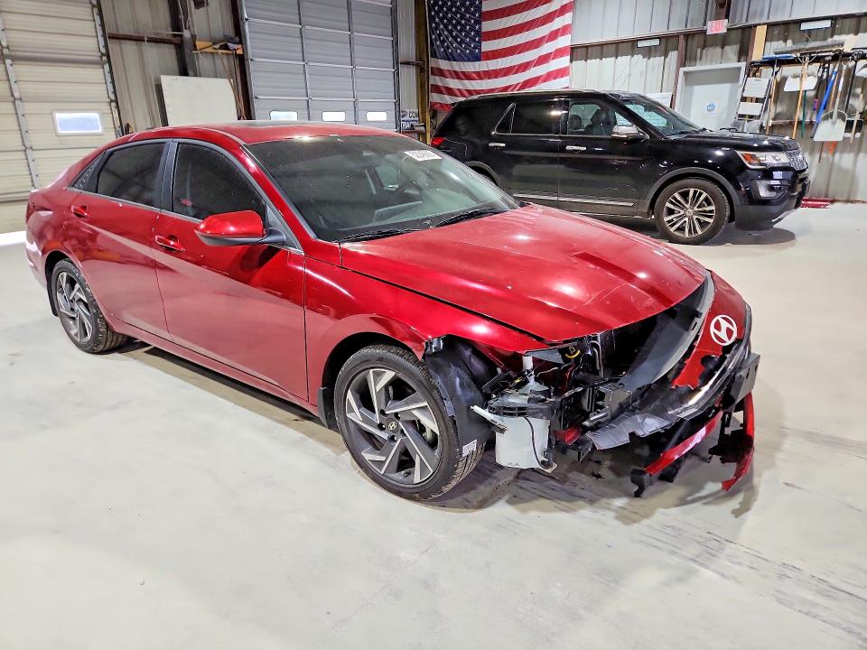 2025 Hyundai Elantra VIN KMHLS4DG9SU953156 COPART salvage auction — FRONT END, Mo - Salvage Certificate Of Title, sold $4,500 on 2026-07-14 (photo 4)