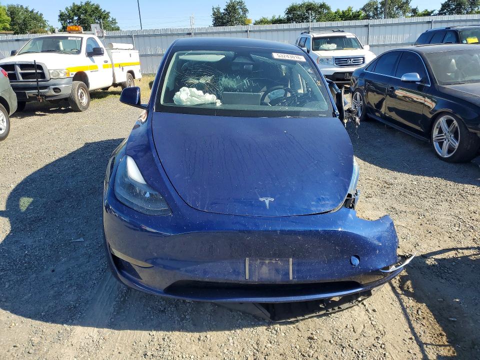 2024 Tesla Model y VIN 7SAYGDEE9RF983496 COPART salvage auction — FRONT END, Ca - Salvage Certificate, sold $2,550 on 2026-07-02 (photo 5)