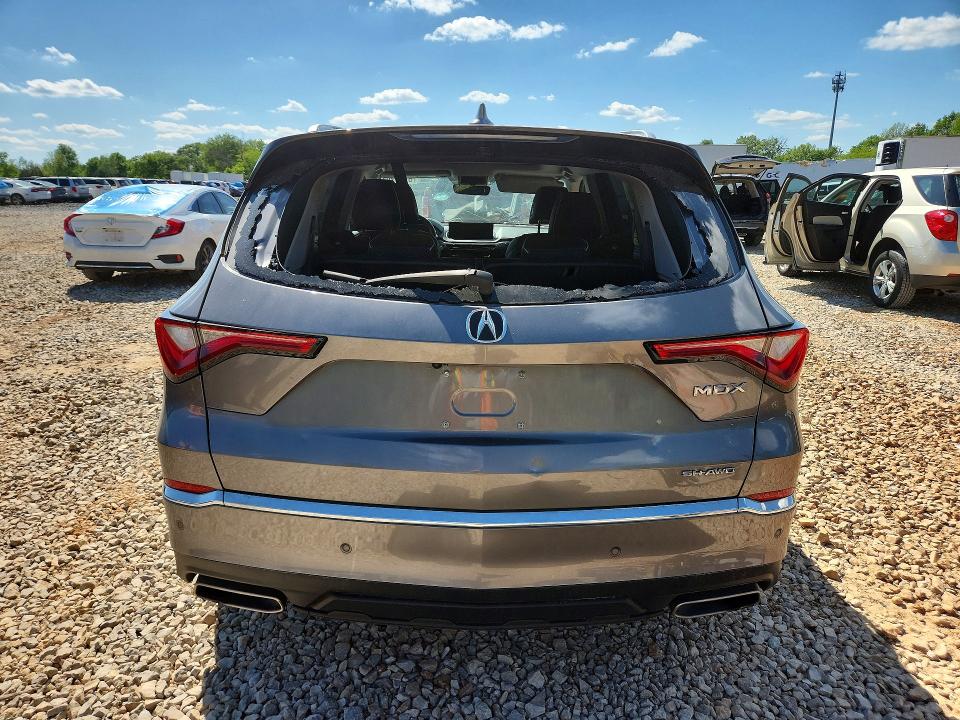 2024 Acura Mdx VIN 5J8YE1H88RL012642 COPART salvage auction — HAIL, Mo - Salvage Certificate Of Title, sold $22,400 on 2026-07-27 (photo 6)