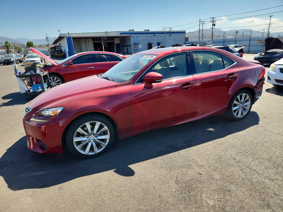2013 Lexus Is VIN JTHBF1D27E5002636 COPART salvage auction — REAR END, CA - SALVAGE CERTIFICATE, sold $4,750 on 2026-07-29 (photo 1)