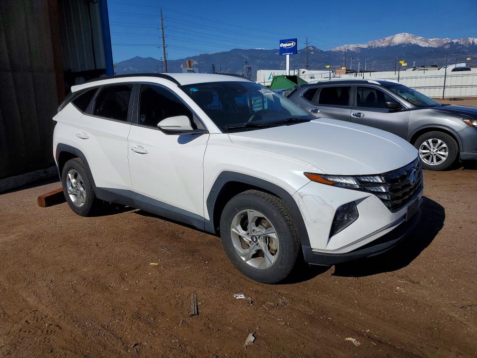 2022 Hyundai Tucson VIN KM8JBCAE7NU032594 COPART salvage auction — REAR END, Co - Salvage Title, sold $5,000 on 2026-07-27 (photo 4)