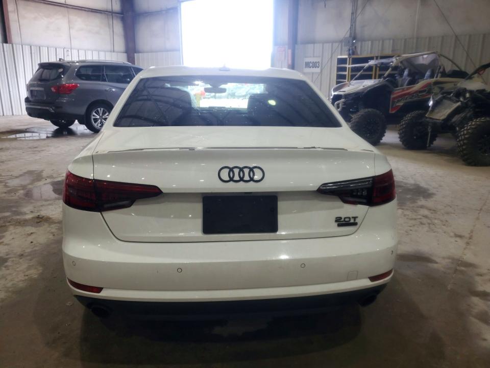 2017 Audi A4 VIN WAUANAF40HN001313 COPART salvage auction — FRONT END, Ky - Bill Of Sale/Part Only/No Titl, sold $1,600 on 2026-07-08 (photo 6)