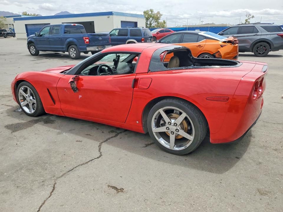 2006 Chevrolet Corvette VIN 1G1YY26UX65103769 COPART salvage auction — VANDALISM, Nm - Cert Of Title-Salvage, sold $5,600 on 2026-07-24 (photo 2)