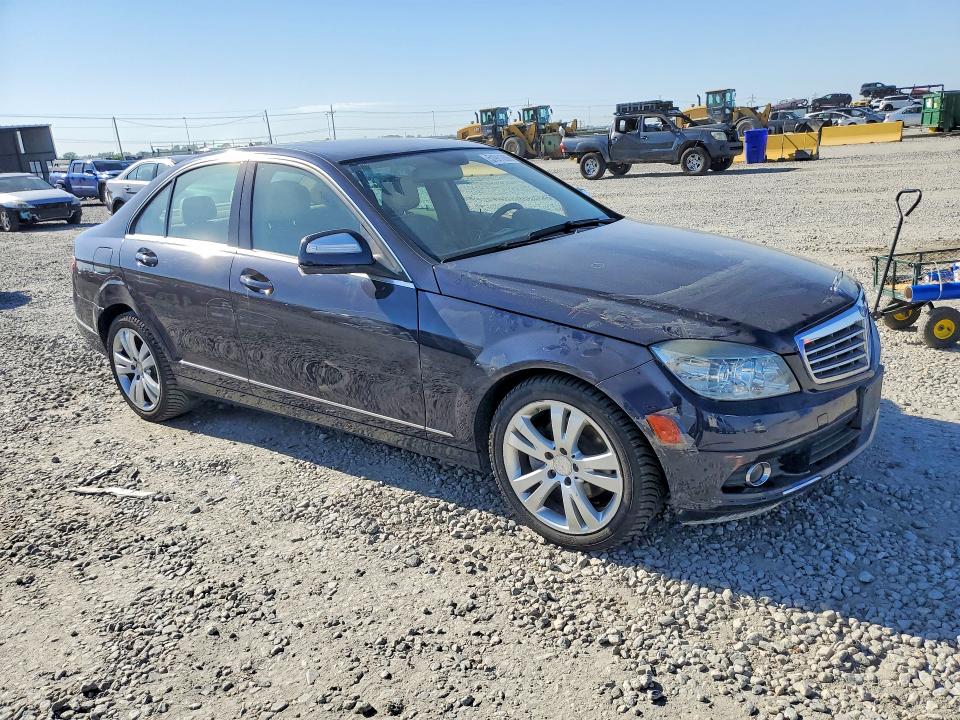 2008 Mercedes-benz C class VIN WDDGF81X08F138319 COPART salvage auction — REAR END, Co - Public - Salvage Title, sold $725 on 2026-07-07 (photo 4)
