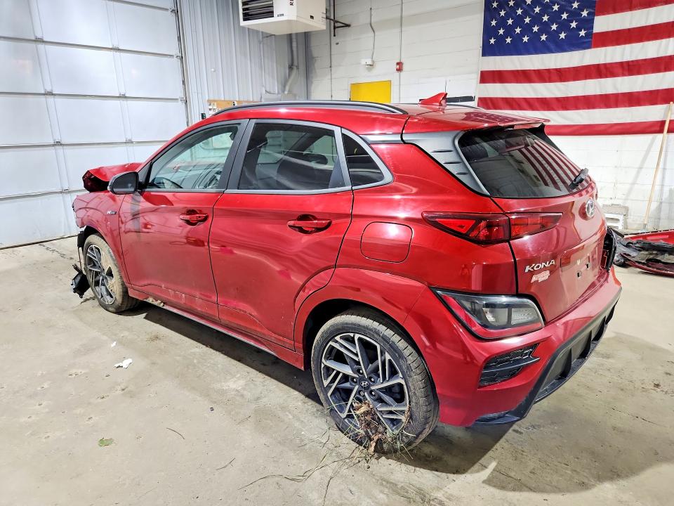 2022 Hyundai Kona VIN KM8K3CA36NU926487 COPART salvage auction — FRONT END, Nh - Cert Of Title-Salvage, sold $500 on 2026-07-16 (photo 2)