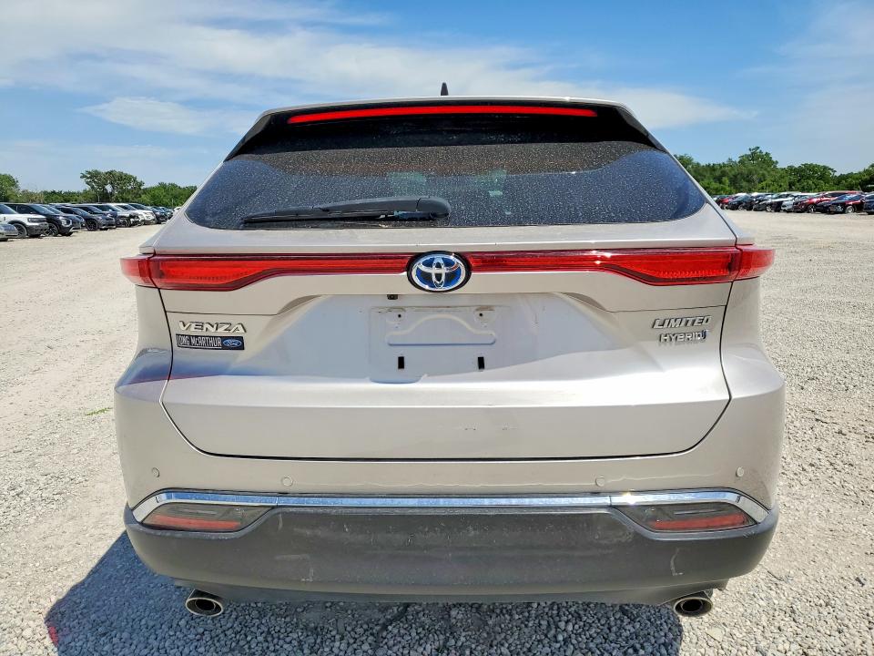2021 Toyota Venza VIN JTEAAAAH1MJ082957 COPART salvage auction — HAIL, Ks - Cert Of Title-Salvage, sold $11,300 on 2026-07-15 (photo 6)