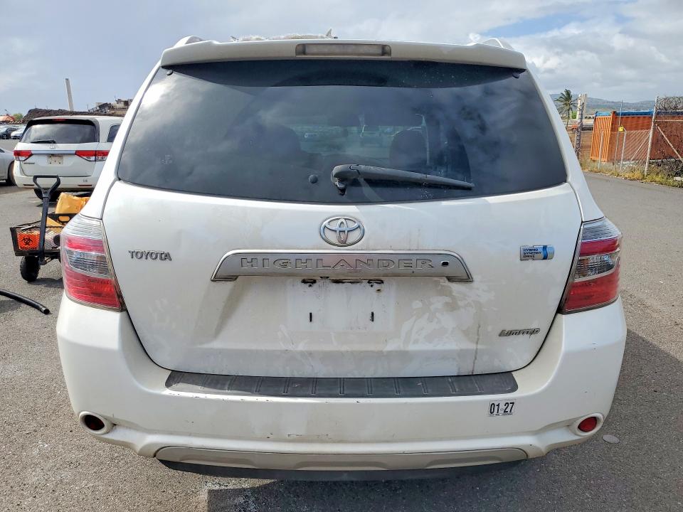 2009 Toyota Highlander VIN JTEEW44A792028597 COPART salvage auction — FRONT END, Hi - Certificate Of Title, sold $15 on 2026-07-13 (photo 6)