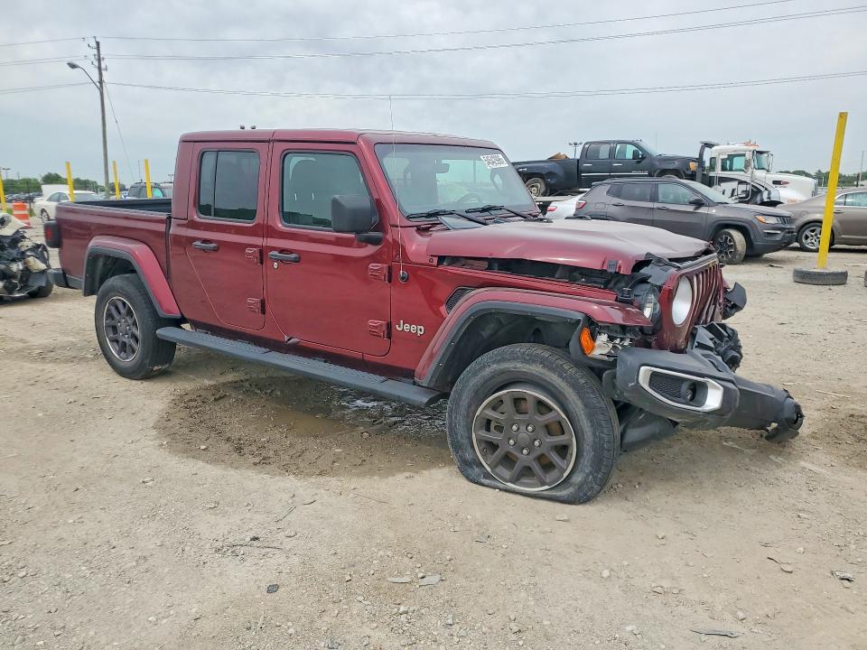 2021 Jeep Gladiator VIN 1C6HJTFG4ML602773 COPART salvage auction — FRONT END, In - Cert Of Title-Salvage Title, sold $12,800 on 2026-07-28 (photo 4)