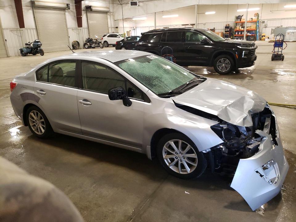2014 Subaru Impreza VIN JF1GJAC65EH008594 COPART salvage auction — FRONT END, Mn - Cert Of Title-Prior Salvage, sold $1,350 on 2026-07-13 (photo 4)