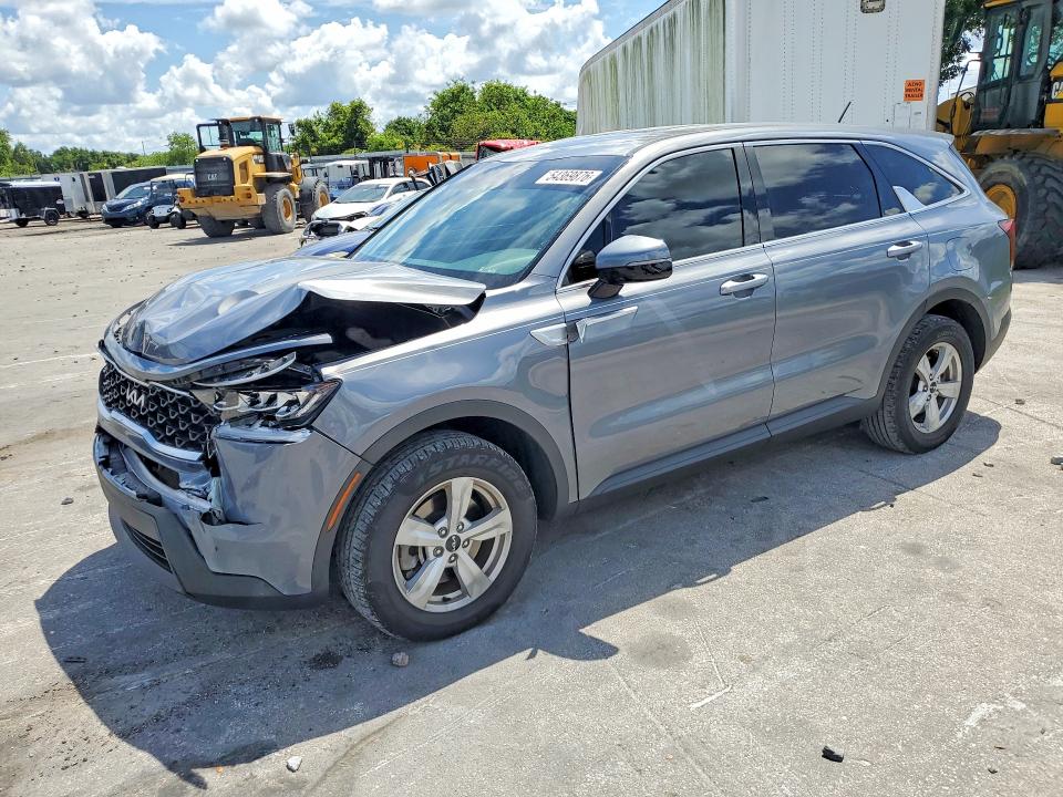 2023 Kia Sorento VIN 5XYRG4LC4PG226854 COPART salvage auction — FRONT END, Fl - Cert Of Title Slvg Rebuildable, sold $3,900 on 2026-07-30 (photo 1)