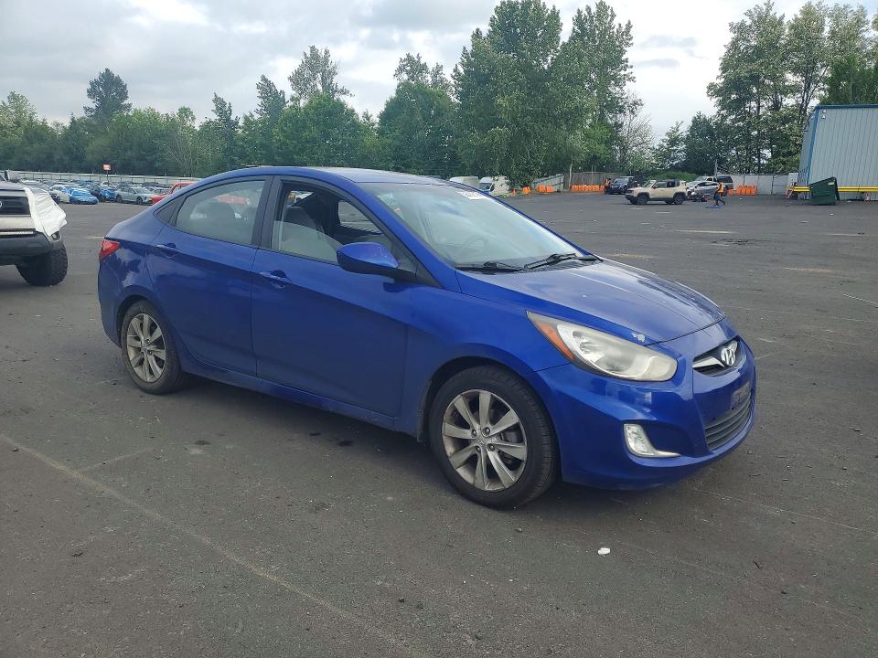 2012 Hyundai VIN KMHCU4AE6CU182301 COPART salvage auction — SIDE, Or - Salvage Title Certificate, sold $550 on 2026-07-13 (photo 4)
