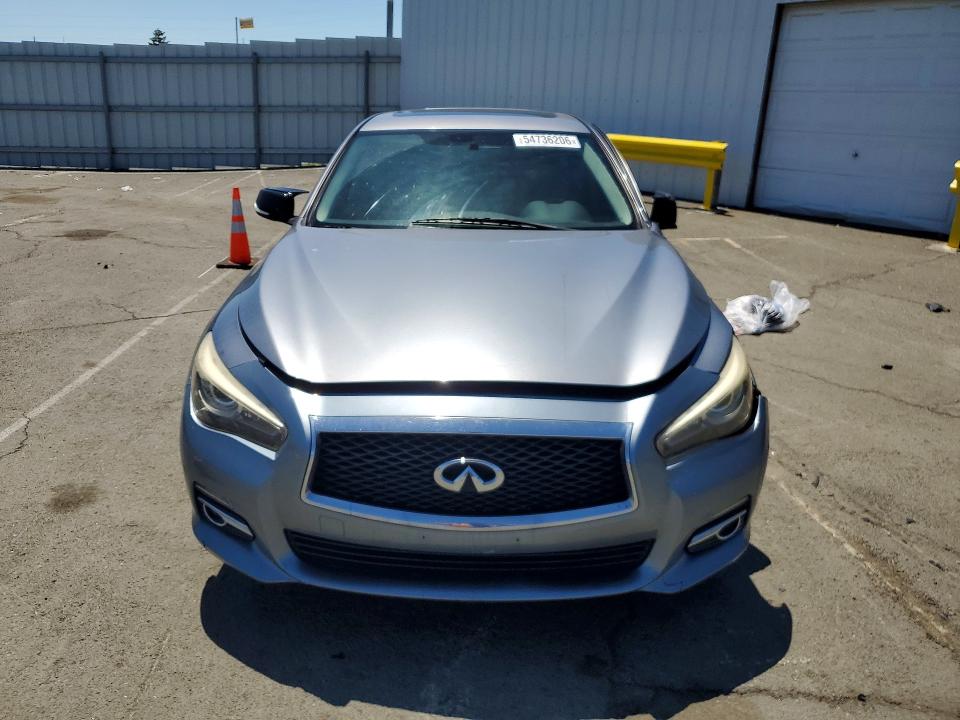2017 Infiniti VIN JN1EV7APXHM740934 COPART salvage auction — SIDE, Ca - Salvage Certificate, sold $2,000 on 2026-07-10 (photo 5)