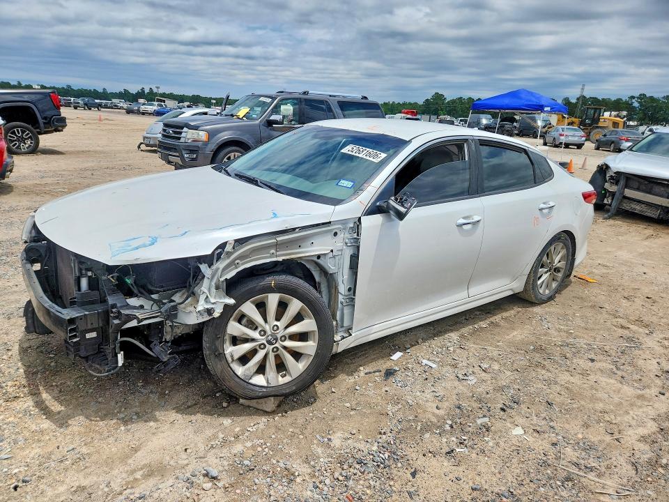 2016 Kia VIN 5XXGU4L31GG062158 COPART salvage auction — FRONT END, Tx - Salvage Vehicle Title, sold $750 on 2026-07-24 (photo 1)