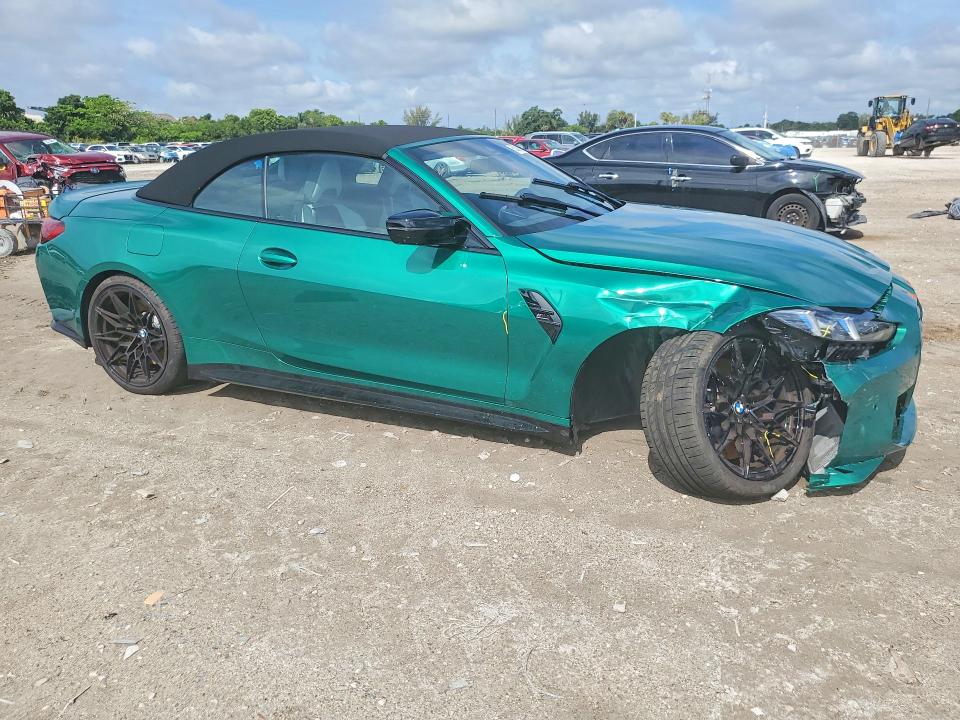 2026 BMW M4 VIN WBS43BA03TCX36347 COPART salvage auction — FRONT END, Fl - Cert Of Title Slvg Rebuildable, sold $46,250 on 2026-07-09 (photo 4)