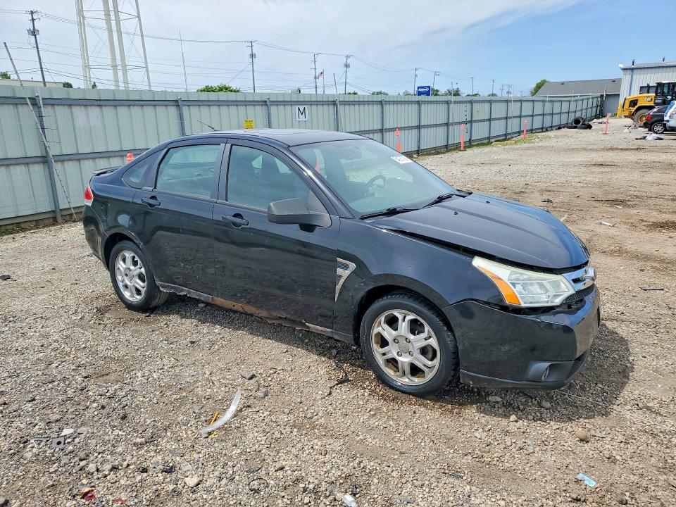 2008 Ford Focus VIN 1FAHP35N78W272077 COPART salvage auction — FRONT END, Il - Salvage Cert-Flood, sold $225 on 2026-07-03 (photo 4)