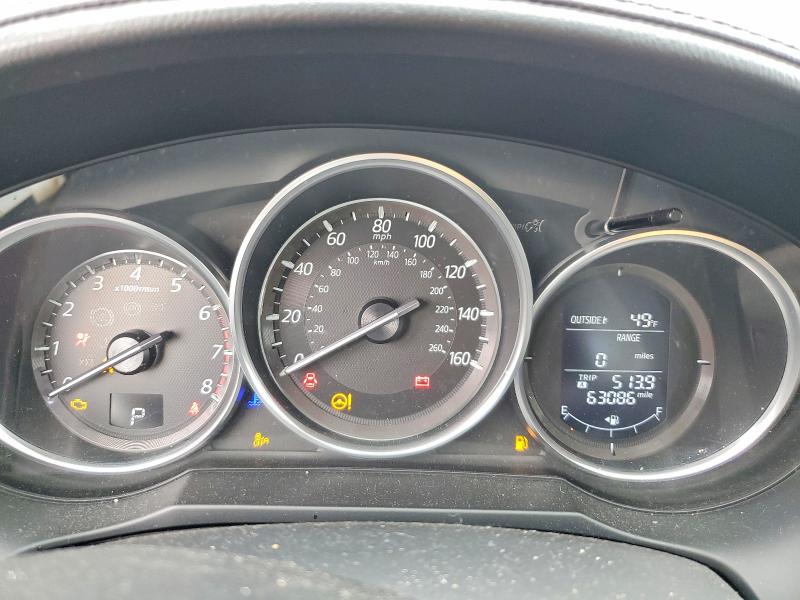 2016 Mazda 6 VIN JM1GJ1V59G1429454 COPART salvage auction — BURN, Il - Salvage Certificate, sold $1,800 on 2026-07-07 (photo 9)