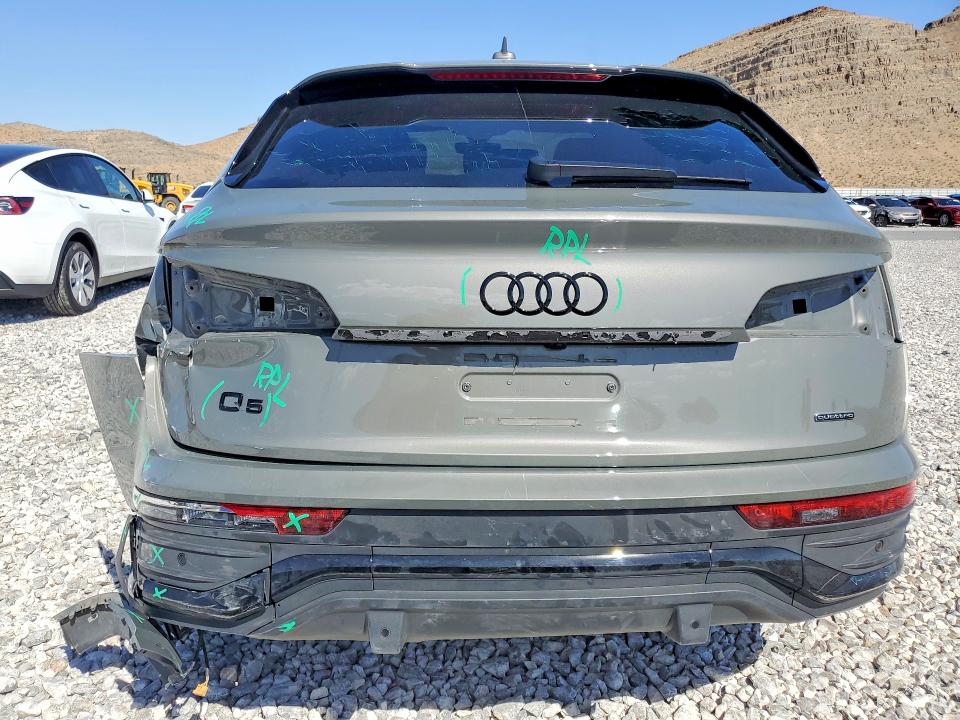 2023 Audi Q5 VIN WA15AAFY8P2029888 COPART salvage auction — REAR END, Nv - Salvage Title, sold $23,500 on 2026-07-29 (photo 6)