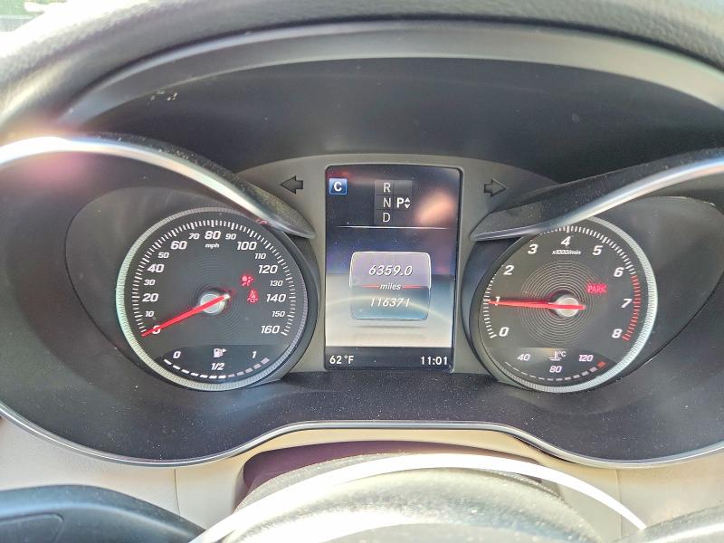 2017 Mercedes-benz C-klasse VIN WDDWF4KB5HR291431 COPART salvage auction — SIDE, Salvage Title, sold $2,000 on 2026-08-07 (photo 9)