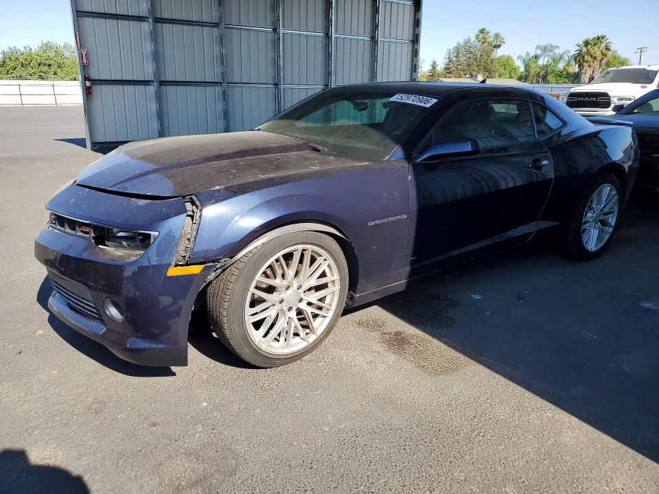 2015 Chevrolet Camaro VIN 2G1FD1E3XF9265880 COPART salvage auction — FRONT END, Ca - Salvage Certificate, sold $1,800 on 2026-07-09 (photo 1)