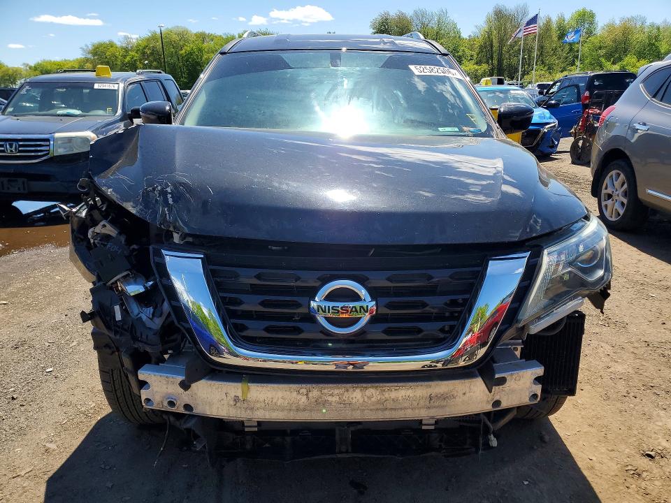2017 Nissan Pathfinder VIN 5N1DR2MM9HC901423 COPART salvage auction — FRONT END, Ct - Cert Of Title-Salvage, sold $2,000 on 2026-07-02 (photo 5)