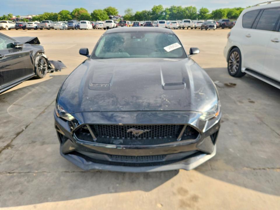 2021 Ford Mustang VIN 1FA6P8CF3M5154009 COPART salvage auction — REAR END, Id - Salvage Certificate Of Title, sold $10,300 on 2026-08-20 (photo 5)