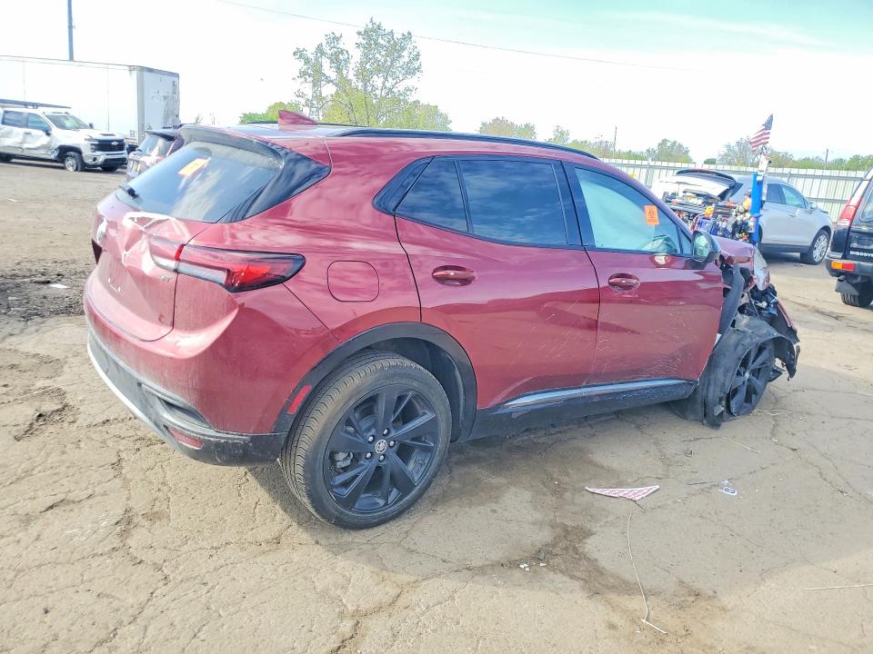 2022 Buick Envision VIN LRBFZNR41ND071757 COPART salvage auction — FRONT END, Mi - Scrap Certificate Of Title, sold $1,950 on 2026-07-17 (photo 3)
