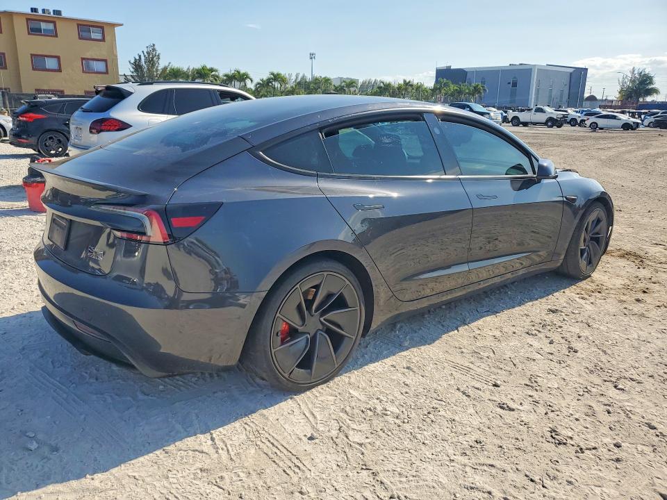 2025 Tesla Model 3 VIN 5YJ3E1ET7SF987577 COPART salvage auction — FRONT END, Fl - Cert Of Title Slvg Rebuildable, sold $11,200 on 2026-07-28 (photo 3)