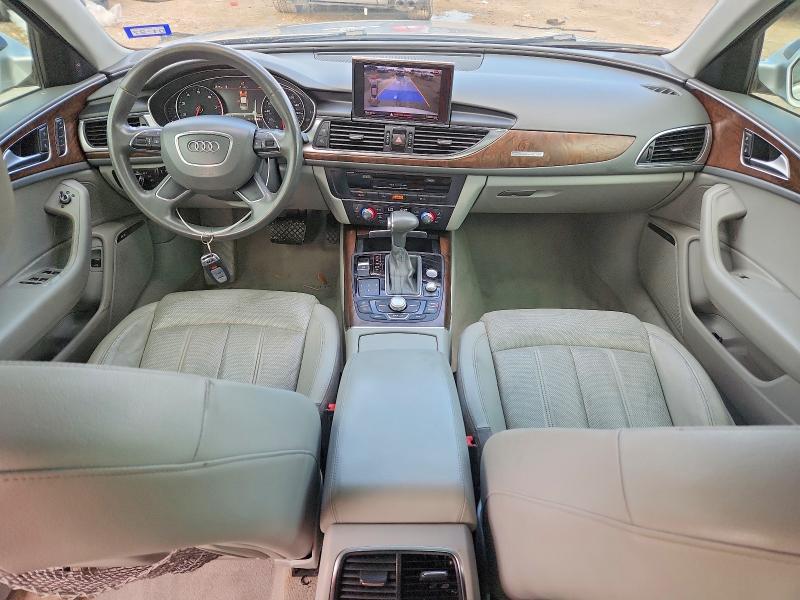 2013 Audi A6 VIN WAUHGAFC9DN083245 COPART salvage auction — FRONT END, Tx - Salvage Vehicle Title, sold $400 on 2026-07-02 (photo 8)