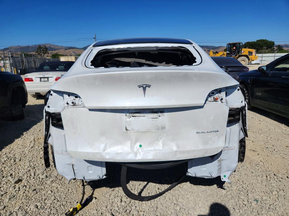 2024 Tesla VIN 7SAYGAEE2RF008613 COPART salvage auction — FRONT END, Ca - Salvage Certificate, sold $12,200 on 2026-07-16 (photo 6)