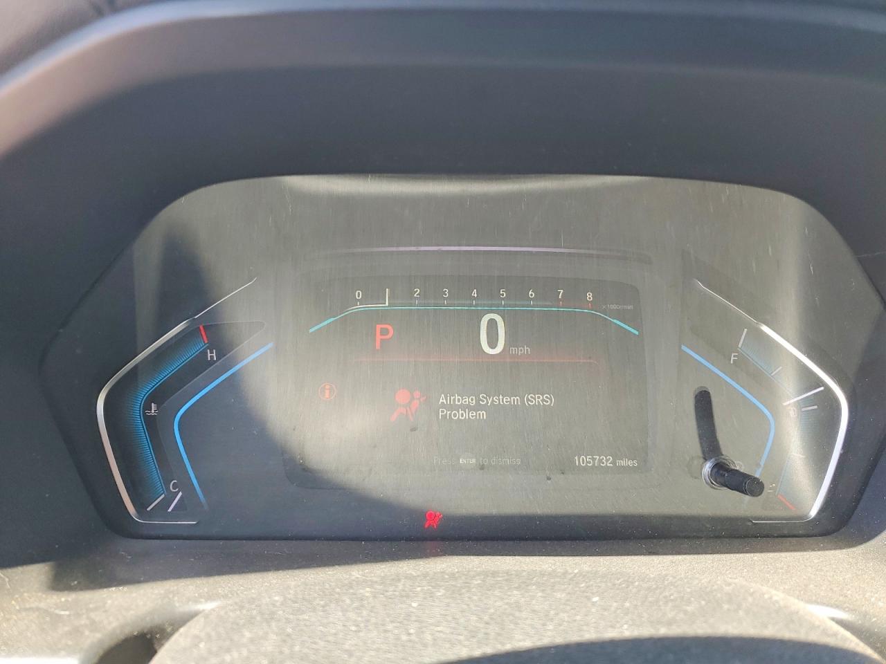 2019 Honda Odyssey VIN 5FNRL6H25KB114121 COPART salvage auction — Rear End, OK - CERT OF TITLE-SALVAGE, sold $3,400 on 2026-07-09 (photo 9)