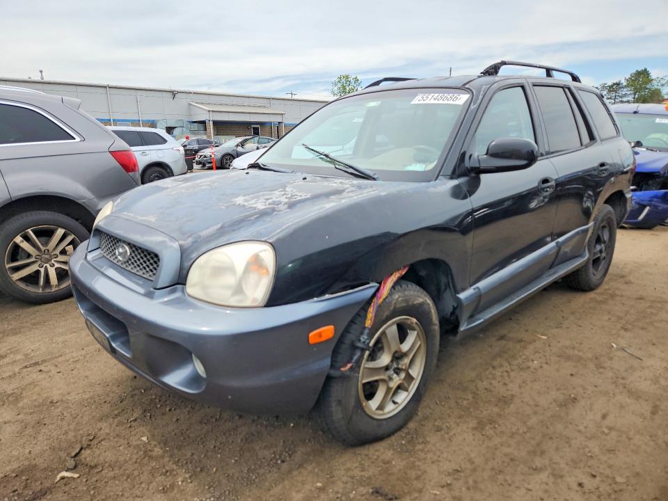 2004 Hyundai Santa fe VIN KM8SC13E04U633976 COPART salvage auction — FRONT END, Ct - Cert Of Title-Parts Only Salva, sold $475 on 2026-07-07 (photo 1)