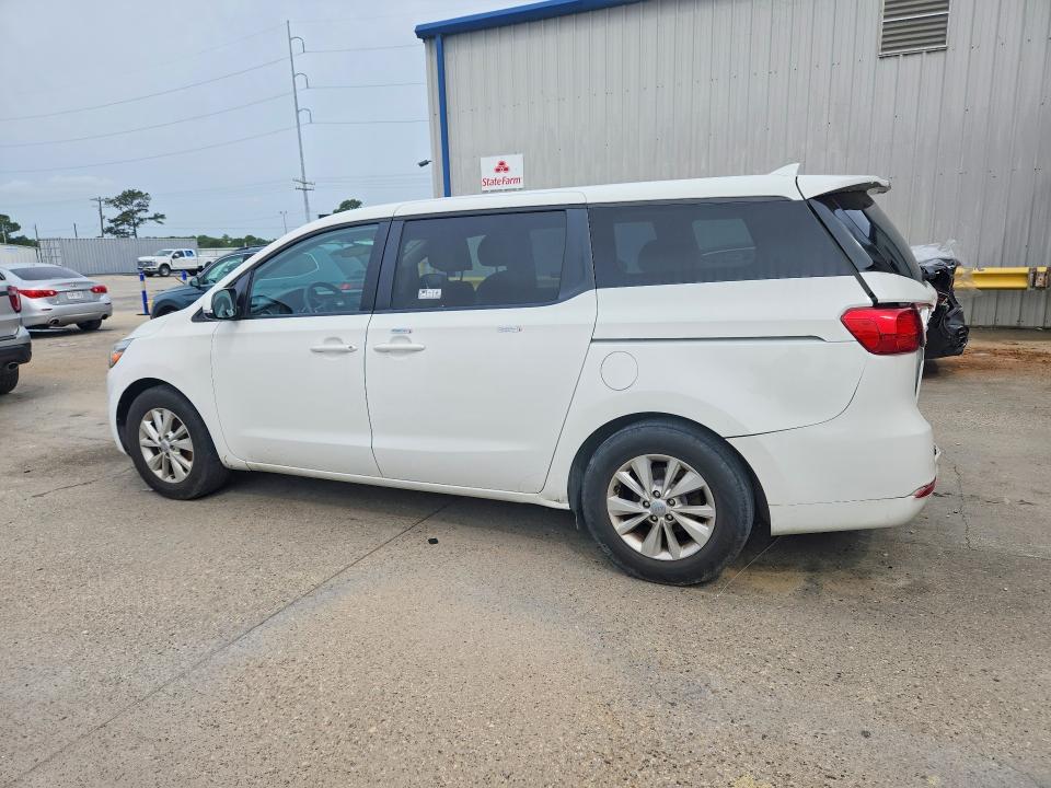 2017 Kia SEDONA VIN KNDMB5C1XH6233079 COPART salvage auction — REAR END, La - Cert Of Title-Salvage, sold $70 on 2026-07-29 (photo 2)