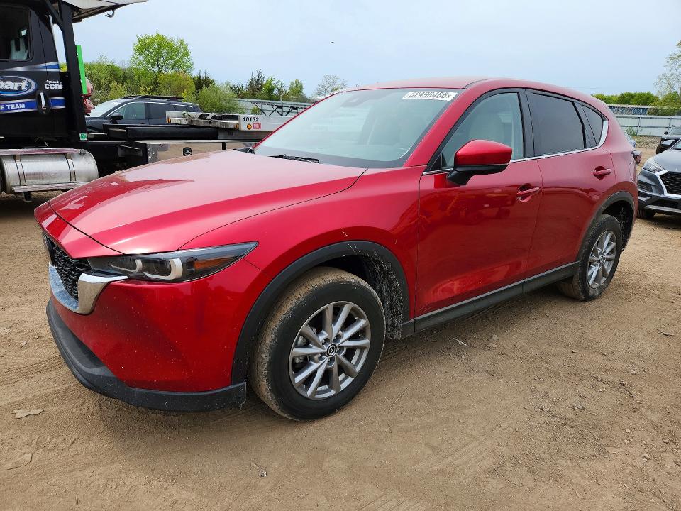 2022 Mazda Cx-5 VIN JM3KFBBM2N0572107 COPART salvage auction — HAIL, Oh - Cert Of Title-Salvage, sold $10,300 on 2026-07-20 (photo 1)